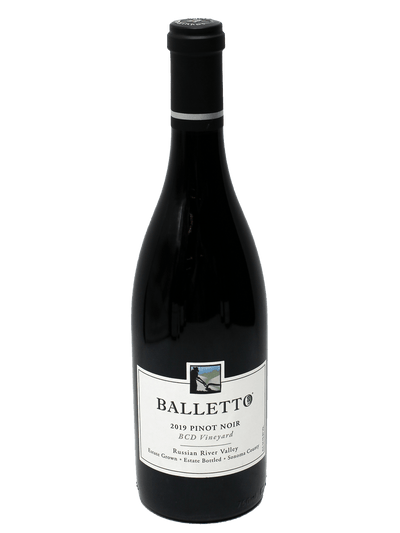 2019 Balletto Vineyards BCD Estate Grown Pinot Noir