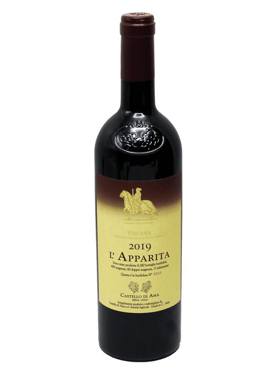 2019 Castello di Ama L'Apparita [V98+][WA98][JS97][WS95]-Bottle Barn