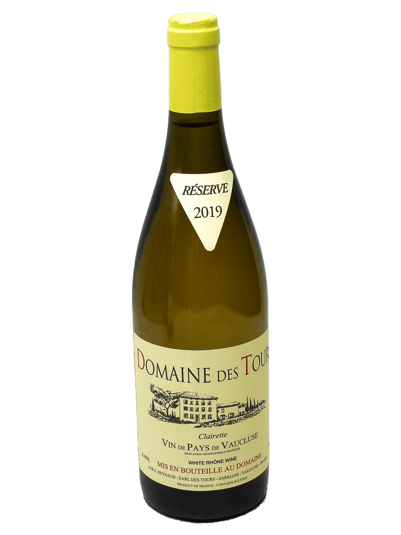 2019 Domaine des Tours Vin de Pays de Vaucluse Reserve Blanc-Bottle Barn