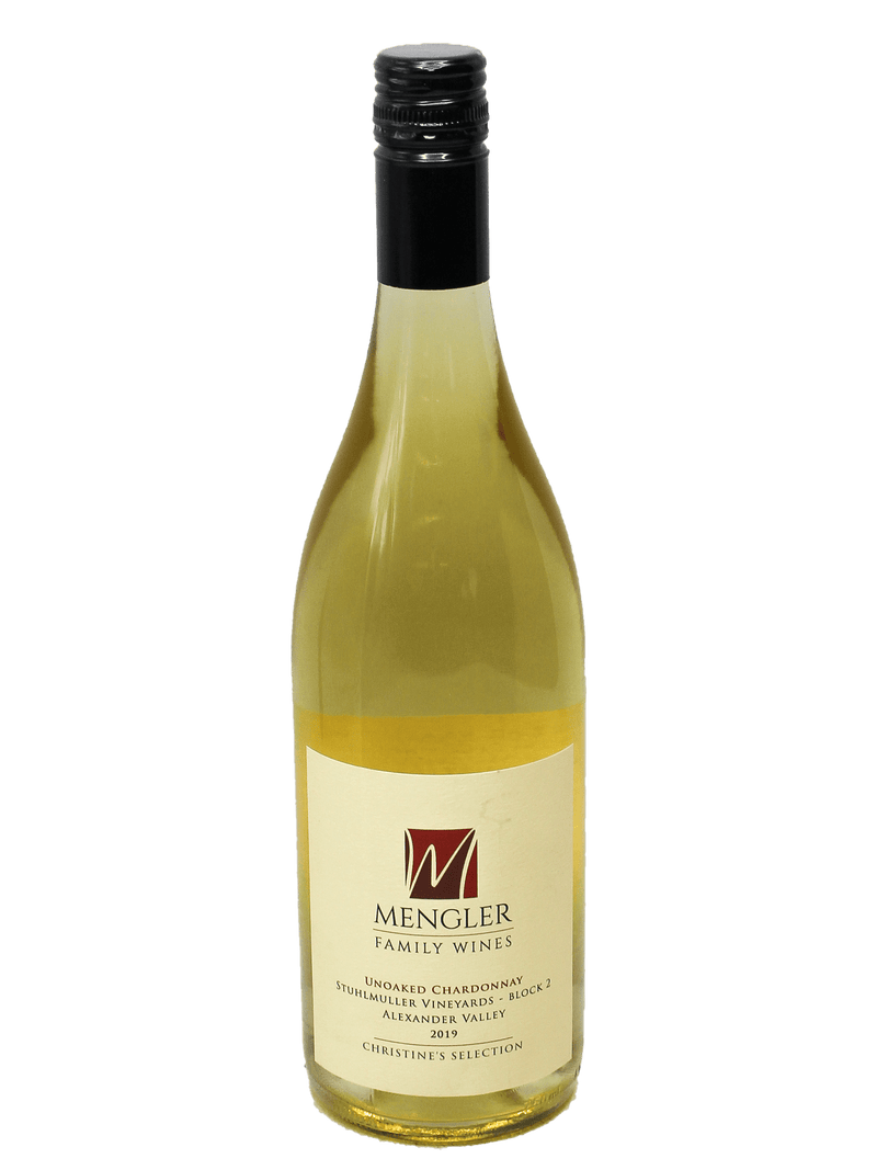2019 Mengler Family Wines Stuhlmuller Vineyards Unoaked Chardonnay
