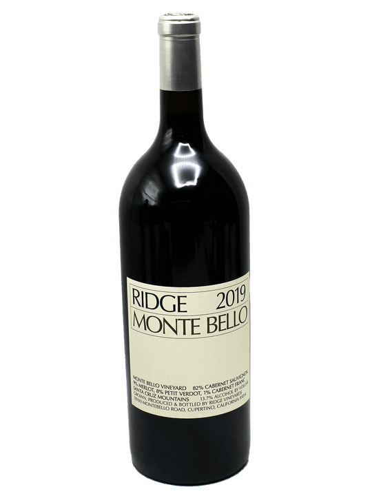 2019 Ridge Monte Bello Cabernet Sauvignon 1.5L [JS99][D98][WA97][WE96][W&S96][JD95][WS95]-Bottle Barn