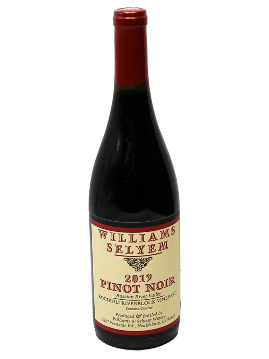 2019 Williams Selyem Rochioli Riverblock Vineyard Pinot Noir [WA97][WE96][JD95][JS95][BH94]-Bottle Barn