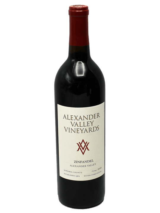 2020 Alexander Valley Vineyards Zinfandel [JS92][WS91]-Bottle Barn