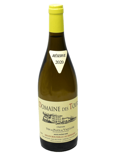 2020 Domaine des Tours Vin de Pays de Vaucluse Reserve Blanc