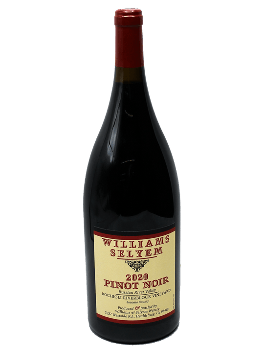 2020 Williams Selyem Rochioli Riverblock Vineyard Pinot Noir 1.5L [WA94]-Bottle Barn