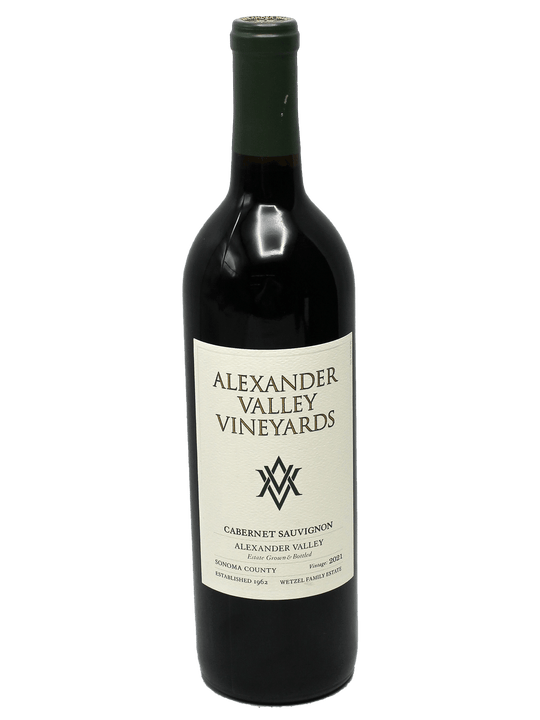 2021 Alexander Valley Vineyards Organic Cabernet Sauvignon-Bottle Barn