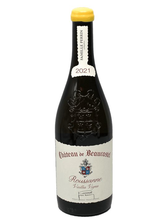 2021 Chateau de Beaucastel Chateauneuf-du-Pape Blanc Roussanne Vieilles Vignes [JD96-99][D98][JS97]-Bottle Barn