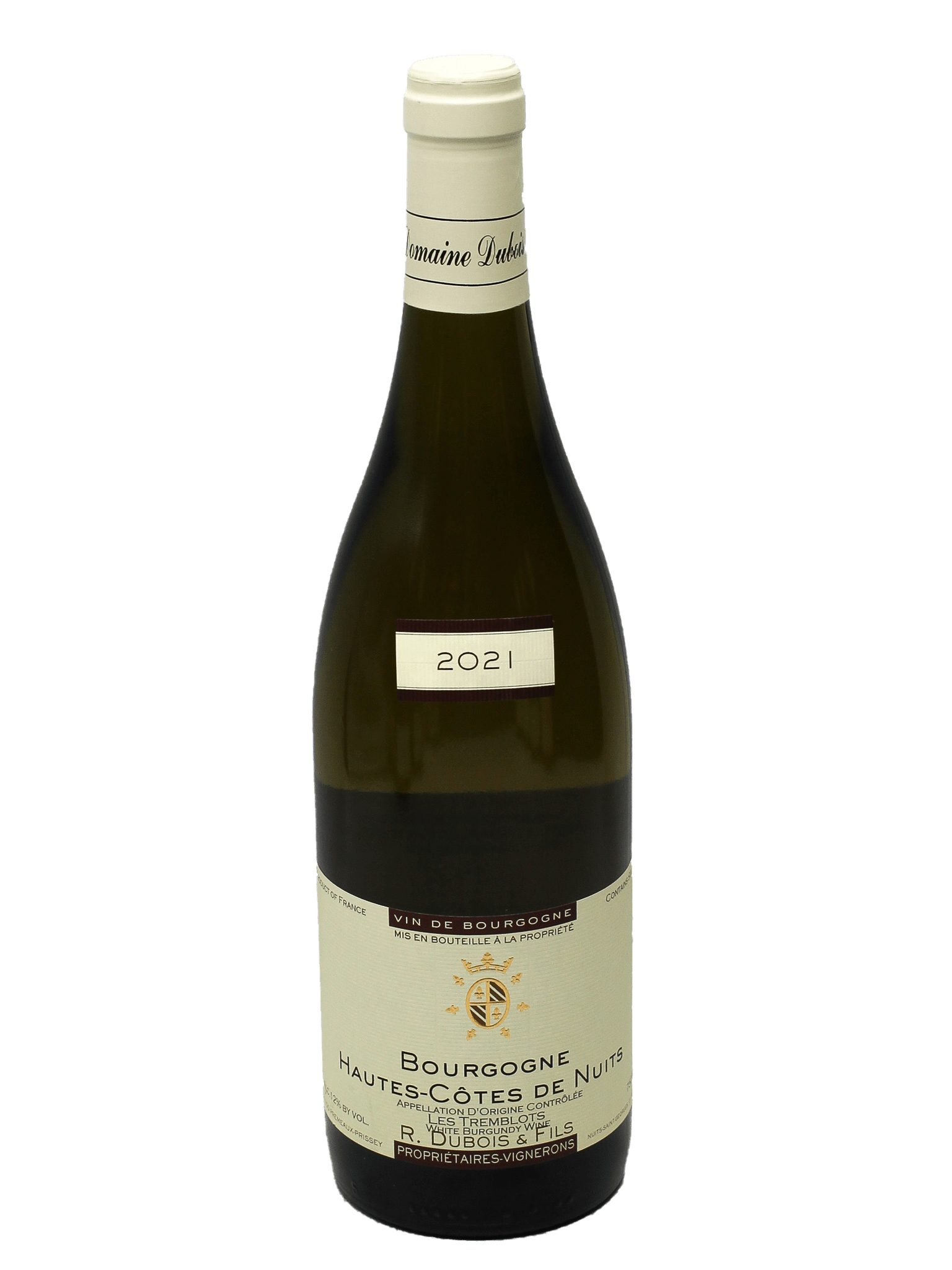 2021 Domaine R. Dubois & FIls Hautes-Cotes de Nuits Blanc Les Tremblot