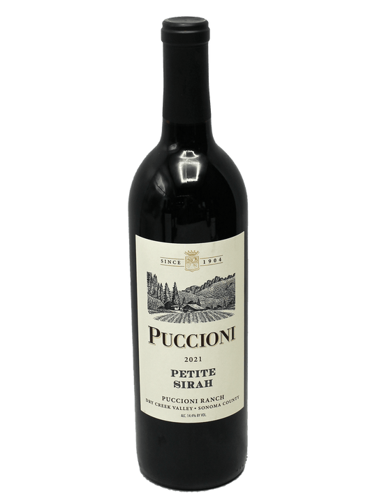 2021 Puccioni Puccioni Ranch Petite Sirah [WE91]-Bottle Barn