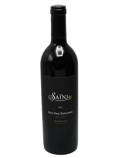 2021 Saini Vineyards Olive Block Old Vine Zinfandel