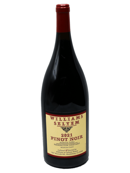 2021 Williams Selyem Ferrington Vineyard Pinot Noir 1.5L [JS95][D94]-Bottle Barn