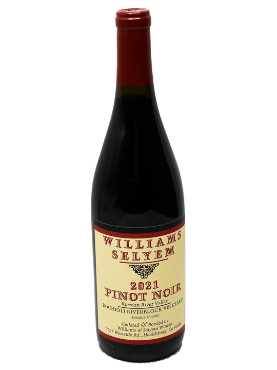 2021 Williams Selyem Rochioli Riverblock Vineyard Pinot Noir [JS98]-Bottle Barn