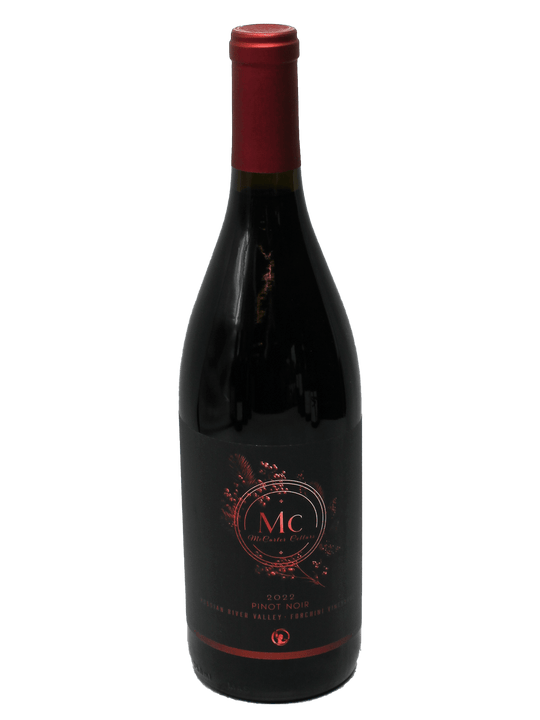 2022 McCarter Cellars Forchini Vineyard Pinot Noir-Bottle Barn