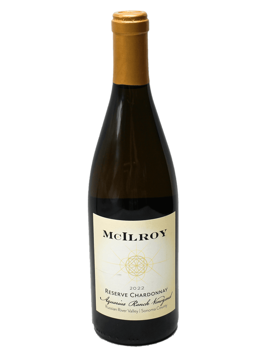 2023 McIlroy Cellars Aquarius Ranch Vineyard Reserve Chardonnay-Bottle Barn