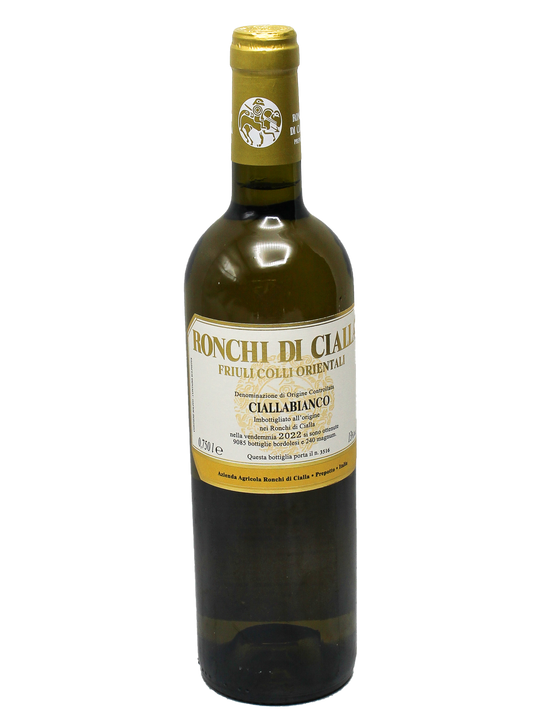 2022 Ronchi di Cialla Ciallabianco [V93]-Bottle Barn