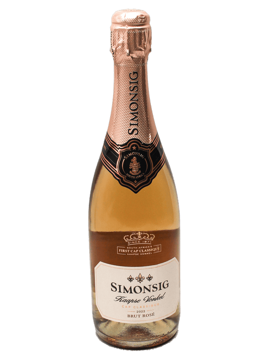 2022 Simonsig Kaapse Vonkel Brut Rose [SJ93]-Bottle Barn