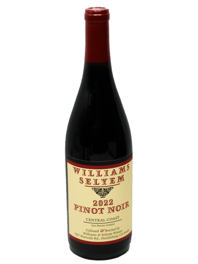 2022 Williams Selyem Central Coast Pinot Noir
