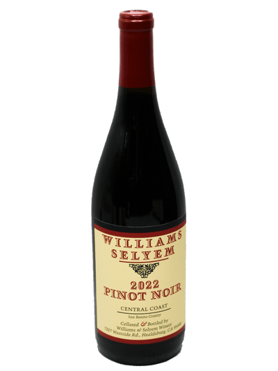 2022 Williams Selyem Central Coast Pinot Noir