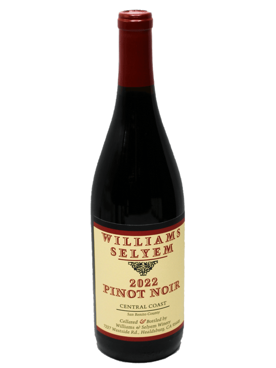 2022 Williams Selyem Central Coast Pinot Noir-Bottle Barn