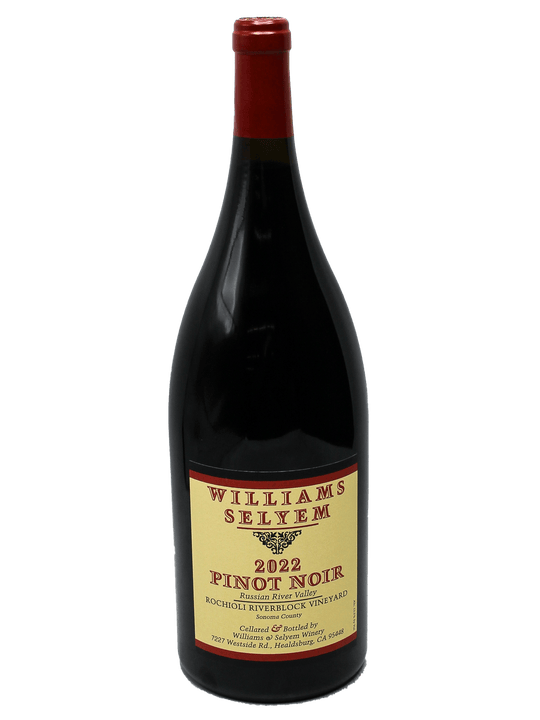 2022 Williams Selyem Rochioli Riverblock Vineyard Pinot Noir 1.5L [WE95][WS94]-Bottle Barn