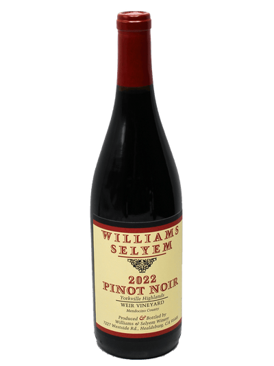 2022 Williams Selyem Weir Vineyard Pinot Noir