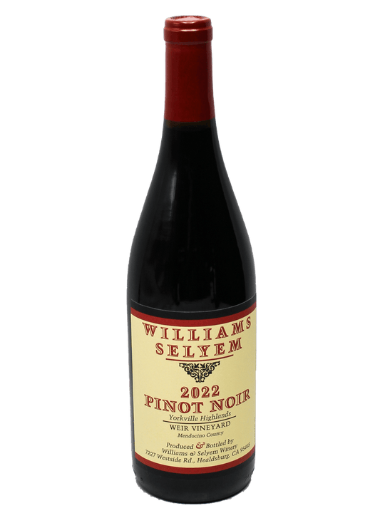 2022 Williams Selyem Weir Vineyard Pinot Noir [WE96]-Bottle Barn