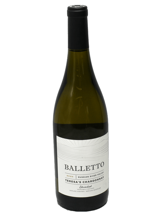 2023 Balletto Vineyards Teresa's Unoaked Chardonnay - Gold Medal Winner!-Bottle Barn