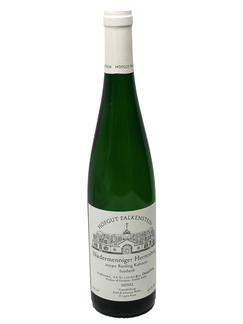 2023 Falkenstein Niedermenniger Herrenberg Riesling Kabinett Feinherb Onkel Peter-Bottle Barn