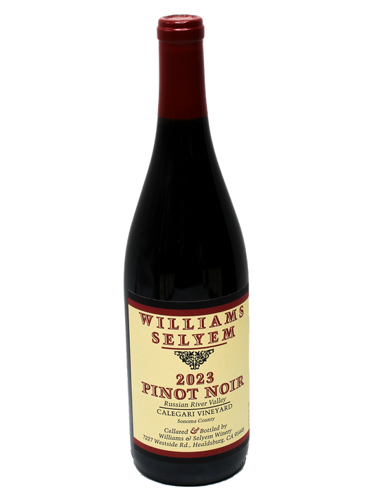 2023 Williams Selyem Calegari Vineyard Pinot Noir [WA93]-Bottle Barn