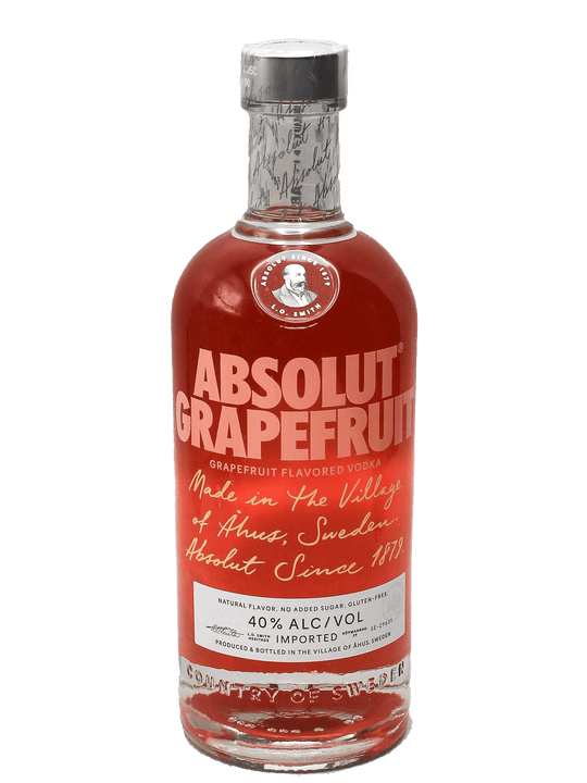 Absolut Grapefruit Vodka 750ml-Bottle Barn