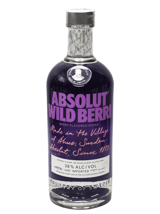 Absolut Wild Berri Vodka 750ml-Bottle Barn
