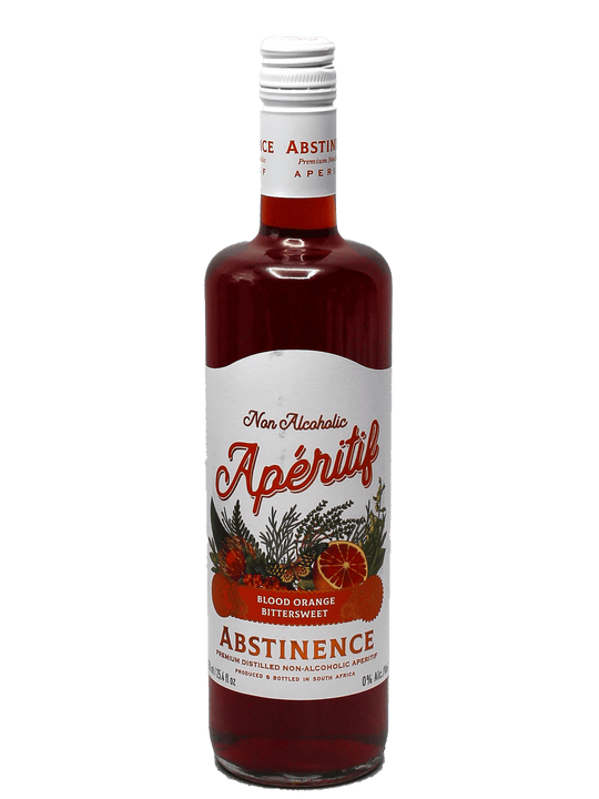 Abstinence Non-Alcoholic Blood Orange Aperitif 750ml-Bottle Barn