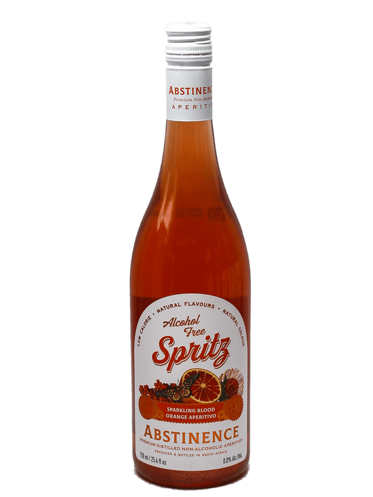 Abstinence Non-Alcoholic Blood Orange Spritz Aperitivo 750ml-Bottle Barn