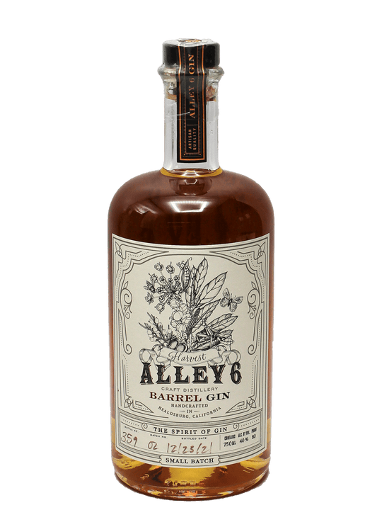 Alley 6 Barrel Gin 750ml-Bottle Barn