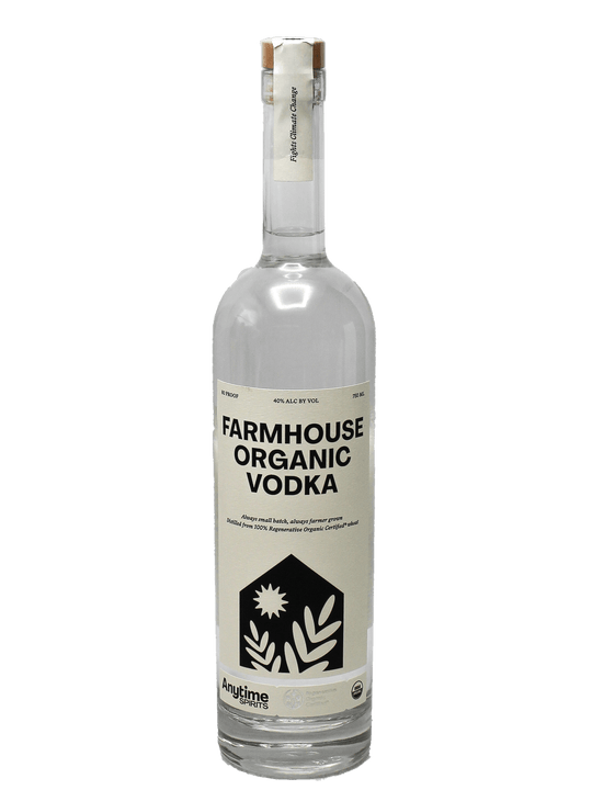 Anytime Spiritz Farmhouse Organic Vodka 750ml-Bottle Barn