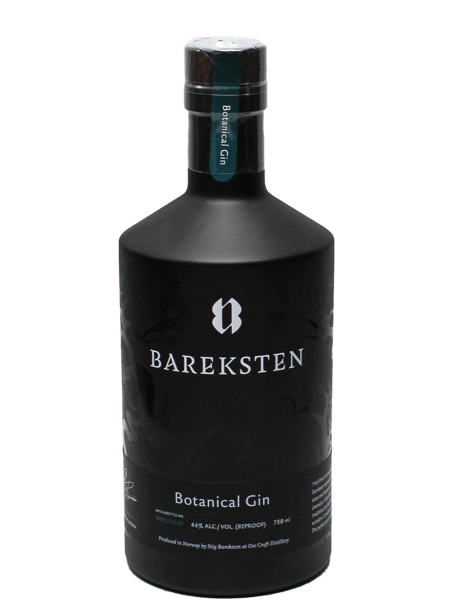 Barekstein Norwegian Botanical Gin 750ml
