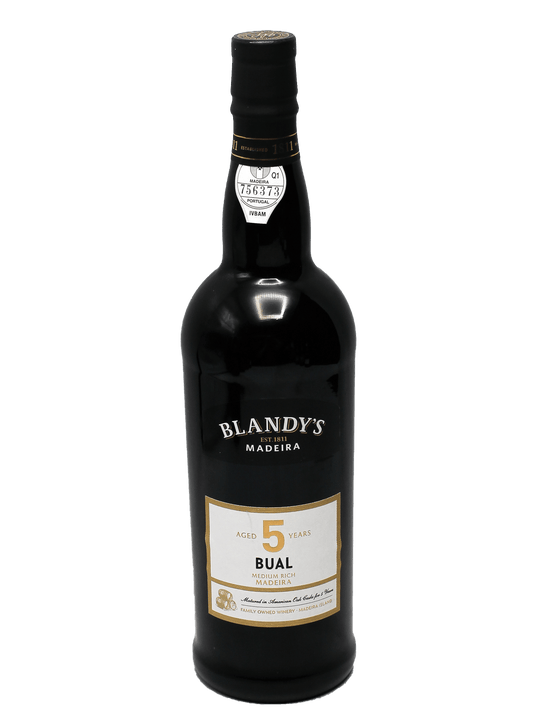 Blandy's 5 Year Old Bual Madeira [WS91]-Bottle Barn