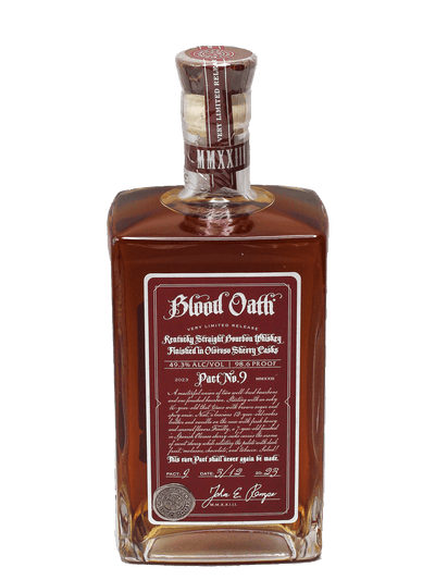 Blood Oath Pact No. 9 Kentucky Straight Bourbon Whiskey 750ml