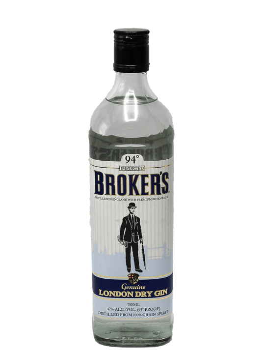 Broker's London Dry Gin 750ml-Bottle Barn