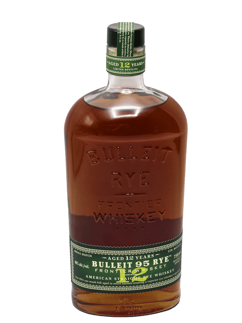 Bulleit 95 12-Year Old Rye Whiskey 750ml-Bottle Barn