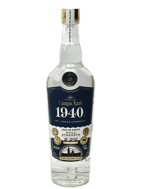Campo Azul 1940 Still Strength Tequila Blanco 750ml-Bottle Barn