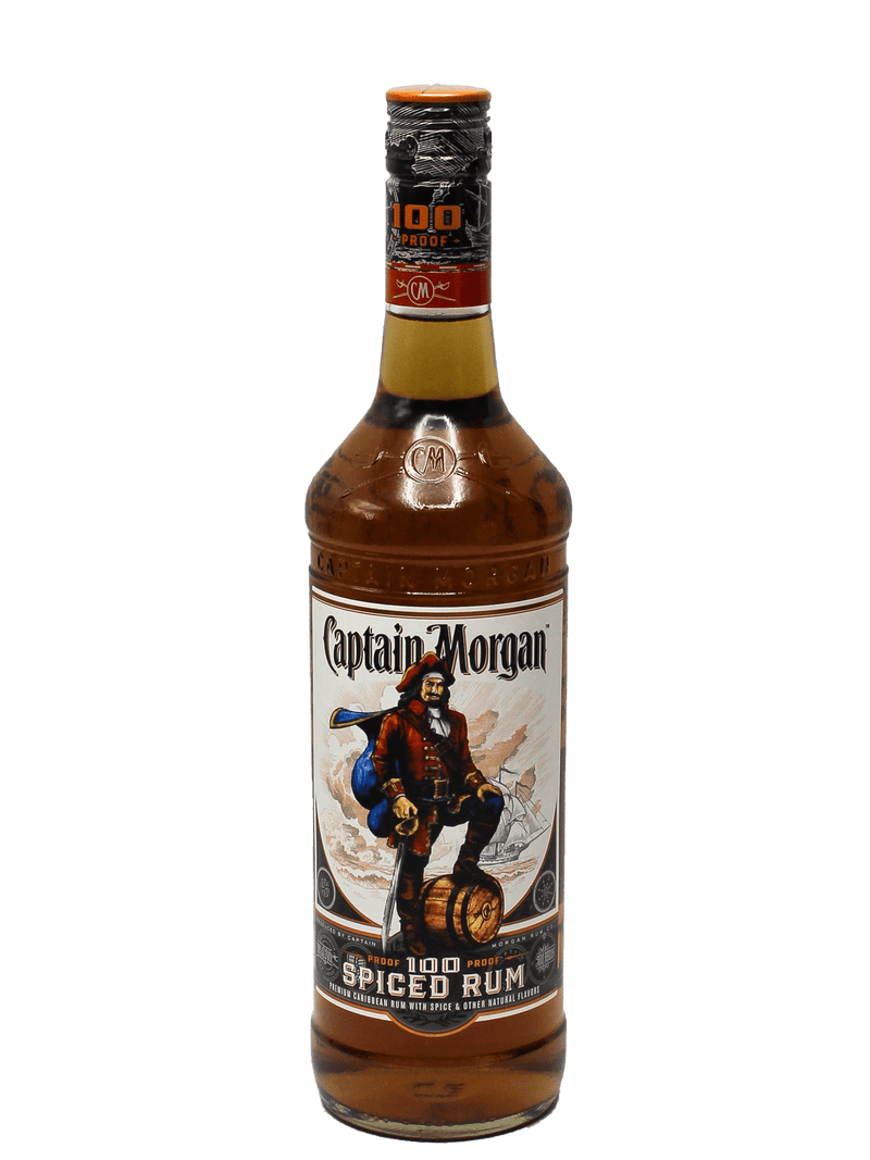 Captain Morgan 100 Proof Spiced Rum 750m