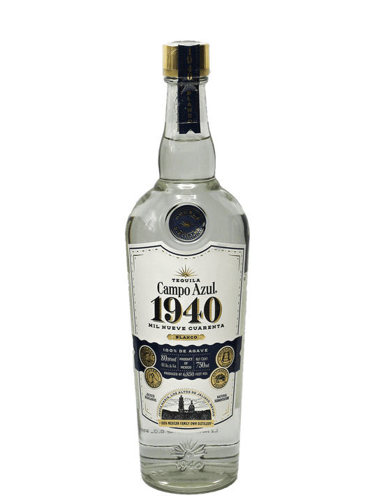 Campo Azul 1940 Tequila Blanco 750ml-Bottle Barn