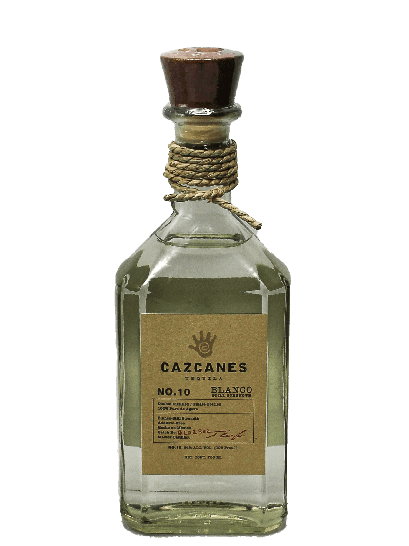 Cazcanes No.10 Still Strength Tequila Blanco 750ml – Bottle Barn