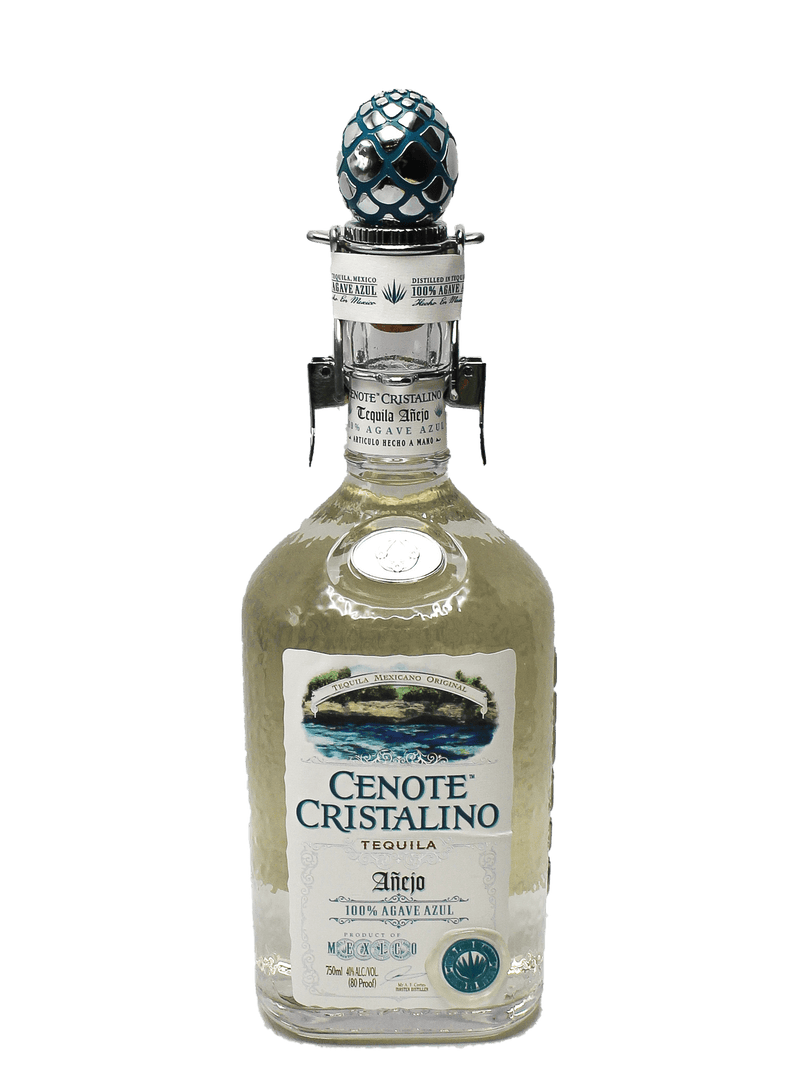 Cenote Tequila Cristalino Anejo 750ml-Bottle Barn