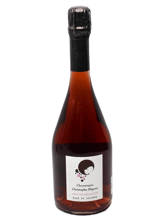 Christophe Mignon ADN de Meunier Rose de Saignee Extra Brut Champagne [V93]-Bottle Barn