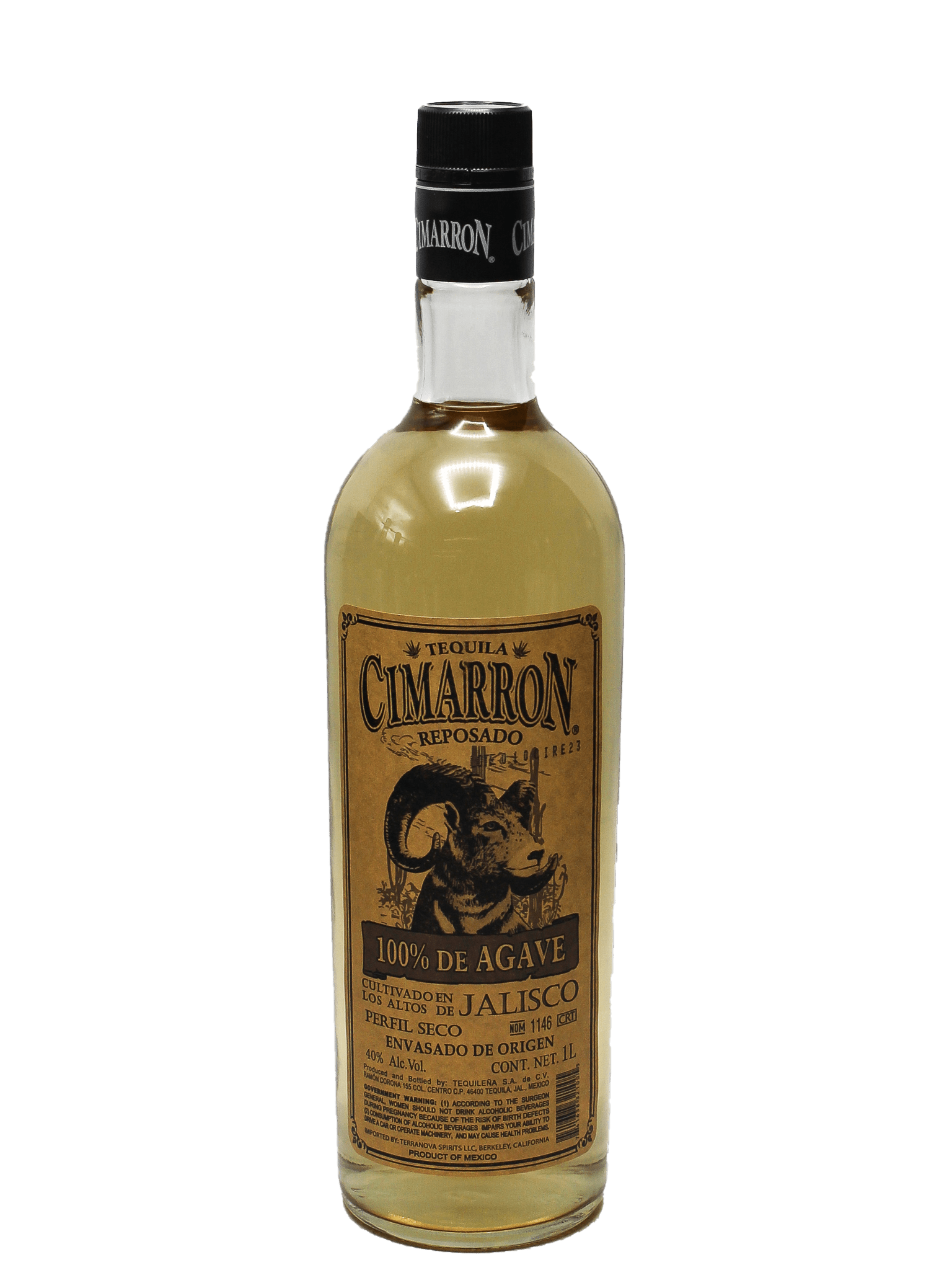 Cimarron Tequila Reposado 1L Bottle Barn