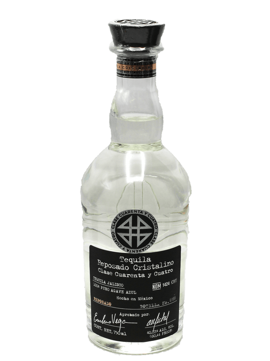 Clase Cuarenta Y Cuatro Tequila Reposado Cristalino 750ml-Bottle Barn