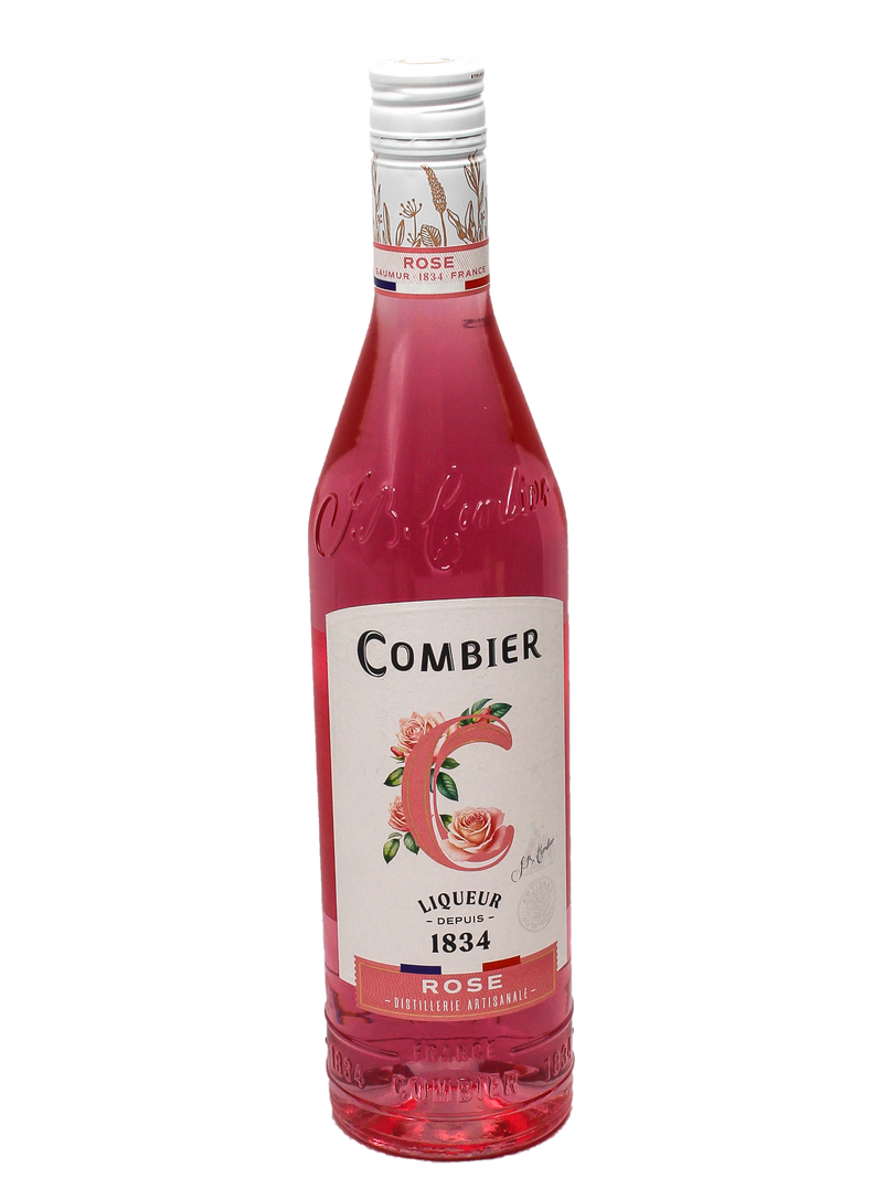 Combier Rose Liqueur 700ml-Bottle Barn