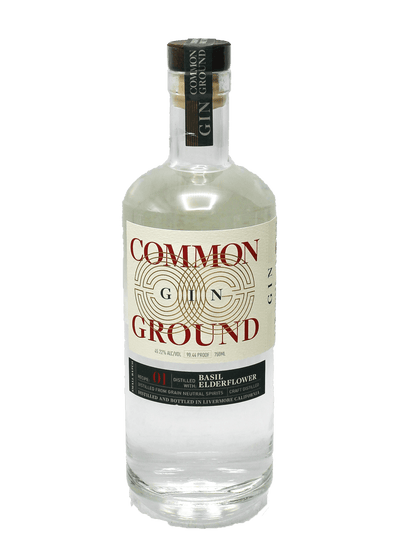Common Ground Basil Elderflower Gin 750ml